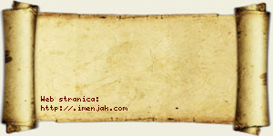 Jakov Krasić vizit kartica